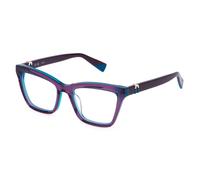 Furla Mujer VFU763 09YE Monturas ópticas Acetato Azul Cuadrada
