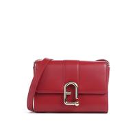 Furla Nuvola S Bandolera rojo oscuro, cuero, mujer