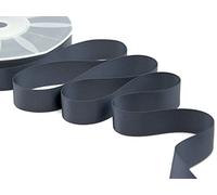 Furlanis - Cinta De Raso De Doble Cara, Decoración de Regalo Cajas Flores Boda Navidad, Tela Italiana - Azul de Medianoche, 25 mm x 25 m
