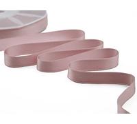 Furlanis - Cinta De Raso De Doble Cara, Decoración de Regalo Cajas Flores Boda Navidad, Tela Italiana - Rosa Antiguo, 16 mm x 50 m