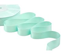 Furlanis - Cinta De Raso De Doble Cara, Decoración de Regalo Cajas Flores Boda Navidad, Tela Italiana - Verde Aguamarina, 25 mm x 50 m