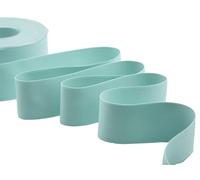 Furlanis - Cinta de Satén Doble Cara Opaca, Decoración de Regalo Cajas Flores Boda Navidad, Tela Italiana - Verde Aguamarina, 40 mm x 20 m