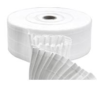 Furlanis - Cinta rizadora para cortinas transparente con 3 cuerdas - 80 mm