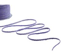 Furlanis - Cinta trenza de lino, cinta trenzada para decoraciones, manualidades, costura - Glicinas, 5 mm x 20 m