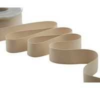 Furlanis - Gros Grain, Cinta Decorativa para Embalaje, Favores, Tejido Italiano - Beige, 30 mm x 20 m