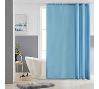 Furlinic Cortina Ducha Antimoho Azul Cielo Impermeable Tela Poliester Pequeña Infantil Cortinas Baño Originales 150x180cm con 10 Anillas Cortina Ducha