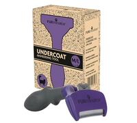 FURminator deShedding,Cepillo para Gatos medianos/Grandes de Pelo Largo,M/L | Eliminar el subpelo | Eliminar el pelo suelto | Skin Guard | Mango ergonómico y antideslizante | Embalaje reciclable