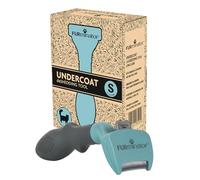 FURminator deShedding,Cepillo para Gatos pequeños de Pelo Largo, Talla S | Eliminar el subpelo | Eliminar el pelo suelto | Skin Guard | Mango ergonómico y antideslizante | Embalaje reciclable