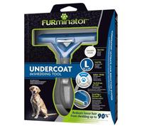 FURminator 4048422141105 cepillo y peine para mascota Negro, Azul Perro Cepillo para eliminar pelaje