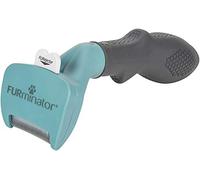 FURminator deShedding, Tool para gatos pequeños de pelo corto, Cepillo talla S para gatos pequeños para eliminar el pelo suelto, Diseño mejorado