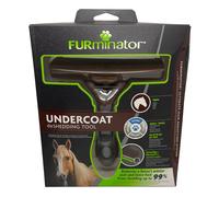 FURminator deShedding, Tool para caballos, Cepillo / Almohaza para caballos para eliminar el pelo suelto, Diseño mejorado