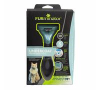 FURminator para Pelo Largo Pequeño Gatos, Deshedding Cuidado Herramienta Cepillo
