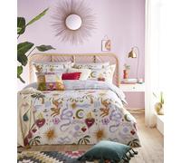 furn. Alchemy - Juego de Funda de edredón con símbolos Abstractos, tamaño Doble, Multicolor