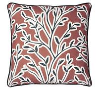 Furn. Annika Feather Filled Cushion, Polyester, Brick