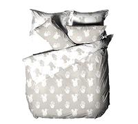 furn. Be Kind nórdica y Funda de Almohada Conjunto, Gris, Rey