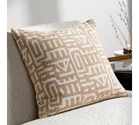 furn. Cojín con Relleno Rico en Plumas geométricas de Jacquard Samos de Hoem