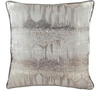 furn. Cojín con Relleno Rico en Plumas Metalizadas de Jacquard Inca de Evans Lichfield