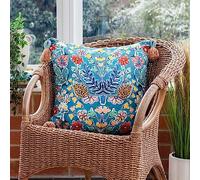 furn. Cojín con Relleno Rico en Plumas y borlas Florales Adeline de Wylder