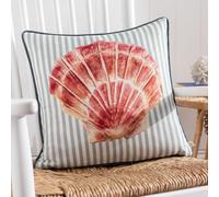 furn. Cojín con Relleno Rico en Plumas y Ribetes festoneados Salcombe de Evans Lichfield