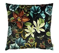 furn. Cojín con Relleno Rico en Plumas y Terciopelo Floral Midnight Garden de Evans Lichfield