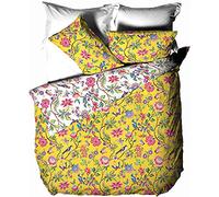 furn. Creativa De Tela Pomelo Duvet Set, Polialgodón, Amarillo, El Rey, algodón poliéster, King