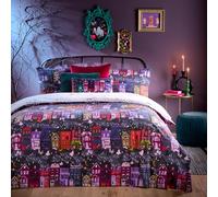 Furn. Juego de Funda nórdica Creepy Town Halloween - Carbón - Doble