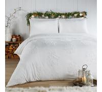 furn. Duvet Day Snow Crystal Set Funda Nórdica (Blanco - Individual)