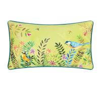 furn. Evans Lichfield Cojín con Relleno de Plumas Estampado Daisy Hill Meadow Tales - Verde Primavera - 30x50cm