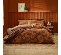 Furn. Juego de edredón Reversible Herve - Bronceado - Individual