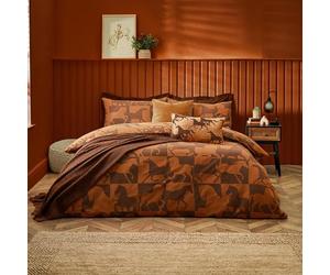 Furn. Juego de edredón Reversible Herve - Bronceado - Individual