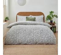 Furn. Juego de Funda nórdica Dottie: Ropa de Cama de diseño Moderno con Estampado de Lunares (Multicolor - Cama Doble)