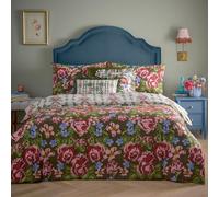 Furn. Juego de Funda nórdica Feeoni Cottage Floral - Verde Sauce - Individual