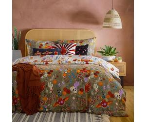 Furn. Juego de Funda nórdica Reversible Vida Festive - Multicolor - Individual