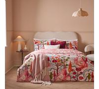furn. Terra Nova Juego De Funda Nórdica - Reversible Escena Abstracta De Bosque Montaña Y Setas (Multicolor - King UK Standard - 230x220cm)