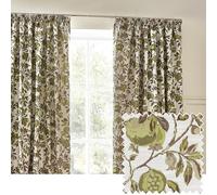 furn. Wylder Tropics Cortinas Plisadas de Jacquard Floral de Granada