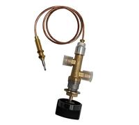 Furnace Control Valve - Metal 115x50x30mm | Lever Type Stove Safety Valve, Full Lift Plug Valves | Kitchen Stove Accessory For Homes Restaurants And Dining Roomss