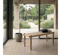 Furnhouse Nobel Banco de 2 plazas | Madera maciza de roble y cordón de papel | 110 cm | Natural aceitado - Diseño escandinavo para comedor y pasillo