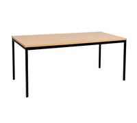 furni24 Mesa de Escritorio de Acero 180 x 80 x 75 cm, Haya, TÜV/GS, fácil Montaje, Mesa de Oficina, Mesa de Comedor