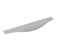 Furnipart Barra de agarre Malibu-Curve ancho 245 mm - Barra de agarre curvada - Mango perfilado para ranurar, aluminio efecto acero inoxidable