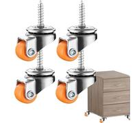 Furniture Caster Wheels, Furniture Rollers Wheel, Replacement Wheels for Furniture, Multifunctional Chair Wheels, Chair Moving Wheels, Caster Wheels for Carts, Workbench Caster Wheels