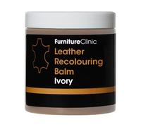 Furniture Clinic Bálsamo Reparador para Cuero y Piel Restaura, Hidrata, Repara los Arañazos y la Decoloración - Sofás, Tapicerías, Asientos de Automóviles, Ropa, Zapatos - Marfil