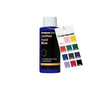 Furniture Clinic Leather Paint - Pintura de cuero para pintar todos los cueros: calzado, bolsos, ropa, etc. Flexible y duradero (azul, 50 ml)