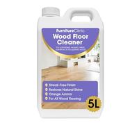 Furniture Clinic Limpiador para suelos de madera - 5 L - Listo para usar y de secado rápido - Aroma a naranja - Para todo tipo de suelos de madera