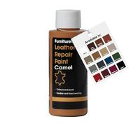 Furniture Clinic Pintura de reparación de cuero 2 en 1, sello y color para arañazos, desgarros y agujeros en asientos de coche y muebles