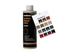 Furniture Clinic Pintura y tinte para reparación de cuero, colorante autosellante para una reparación rápida y fácil de la piel, adecuado para sofás, asientos de coche, zapatos, bolsos y más, crema