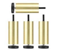 Furniture Legs Adjustable 6cm 8cm 18cm 20cm 25cm,Black/Silver/Gold Table Legs Metal,4 Pcs Furniture Support Feet,Desk Legs,DIY Furniture Replacement Legs,Gold-12cm(4.7in)