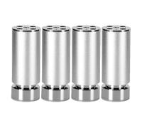 Furniture Legs Adjustable,Table Legs Metal 6cm 8cm 18cm 20cm 25cm 40cm,Black/Silver Furniture Feet,DIY Replacement Legs,4 Pcs Sofa Legs,Desk Legs,Silver-30cm(11.8in)
