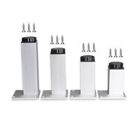 Furniture Legs Black/Silver,Table Legs Metal 5/6/8/10/12/15/18/35/40cm,4 Pcs DIY Replacement Furniture Feet,with Screws,Height Adjustable Desk Legs,Sofa Legs,Silver-10cm(3.9in)