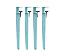 Furniture Legs Set 4 Adjustable Reusable Table Clip Legs Suitable Benches Desks Dining Tables Side Table Chairs DIY Heavy Duty Table Support(40cm/Sky Blue)