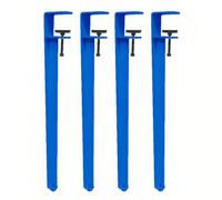 Furniture Legs Set 4 Adjustable Reusable Table Clip Legs Suitable Benches Desks Dining Tables Side Table Chairs DIY Heavy Duty Table Support(40cm/Deep Blue)